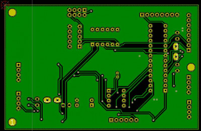 PCB zadni strana