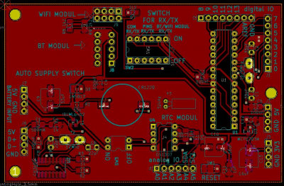 PCB predni strana